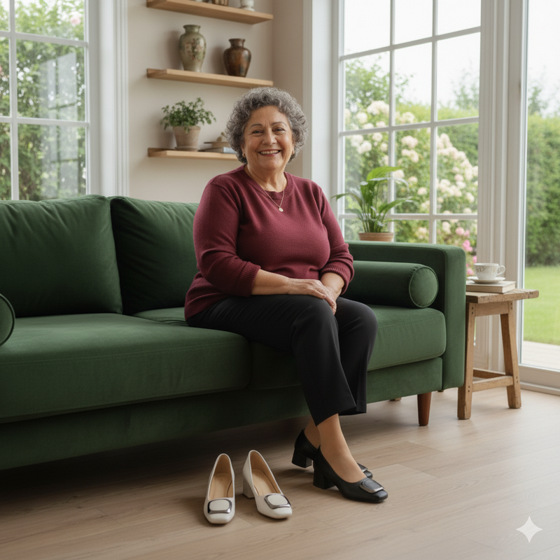 [PAGUE 1 E LEVE 2] Sapatilha Baronesa + BRINDE (Meias de alta compressão)