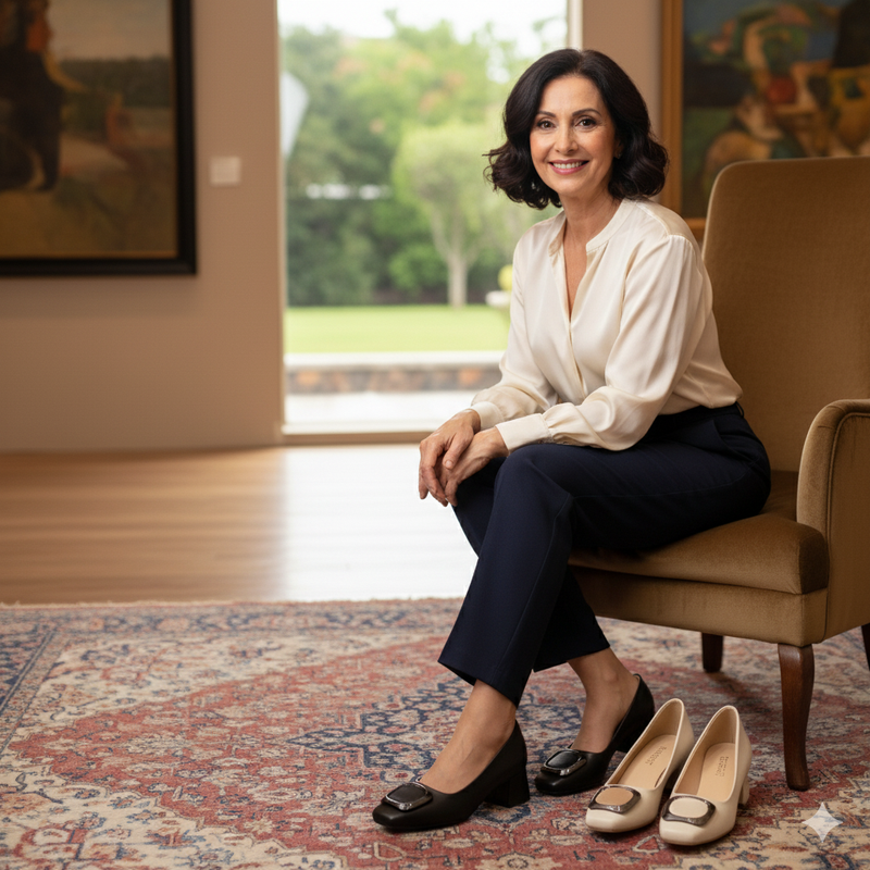 [PAGUE 1 E LEVE 2] Sapatilha Baronesa + BRINDE (Meias de alta compressão)